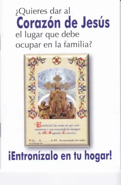 ¿Quieres dar al Corazón de Jesús el lugar que debe ocupar en la familia?