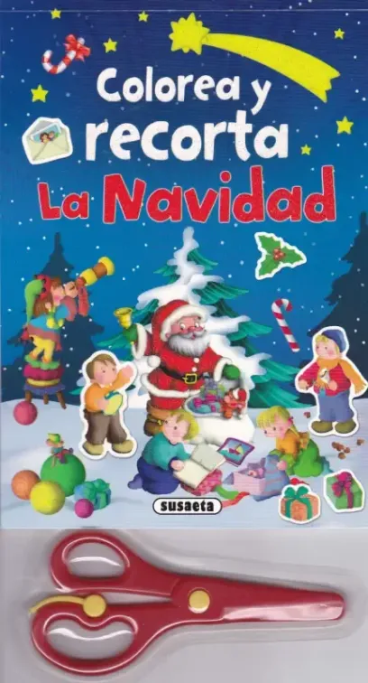 Colorea y recorta la Navidad