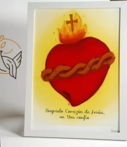 Lámina Sagrado Corazón de Jesús